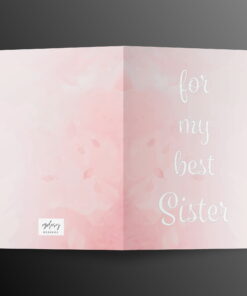 For My Best Sister Greeting card