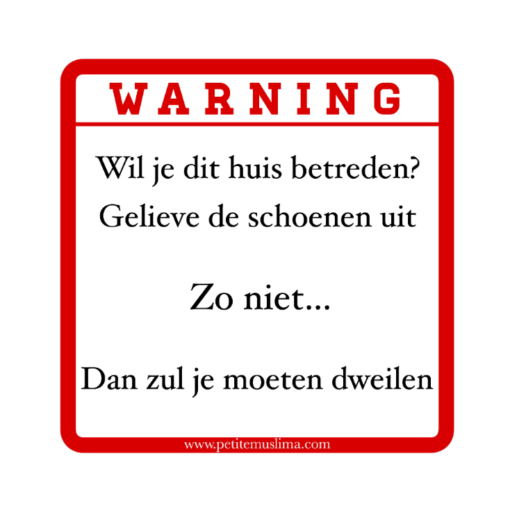 Sticker Warning