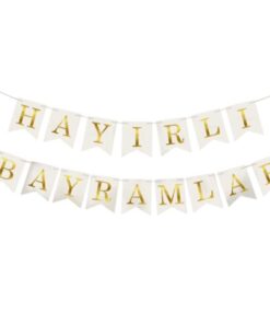 Garland | Banner | Hayırlı Bayramlar | Gold