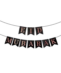 Garland | Banner | Eid Mubarak | Rosegold