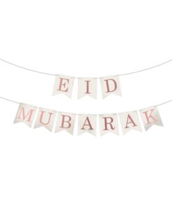 Garland | Banner | Eid Mubarak | Rosegold