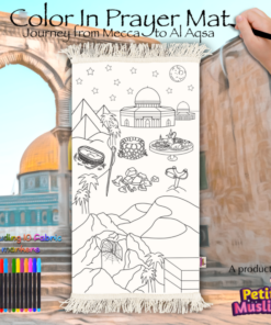 Color In Prayer Mat | Journey from Mecca to Al Aqsa