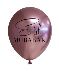 Metallic balloons | Eid Mubarak | Gold | Silver | Rosegold