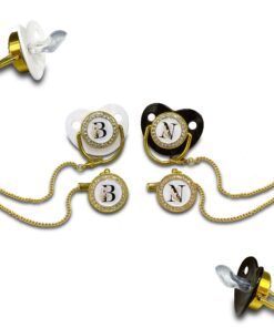 Luxurious Pacifier | With Chain | Personalized